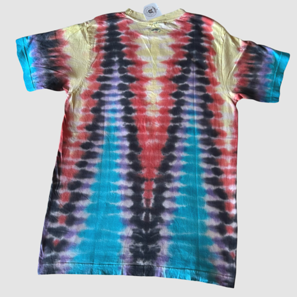 Tomcat Tie Dye Creations Men's Zig Zag Design T-Shirt Multi, NWT-Size Small - Picture 4 of 6